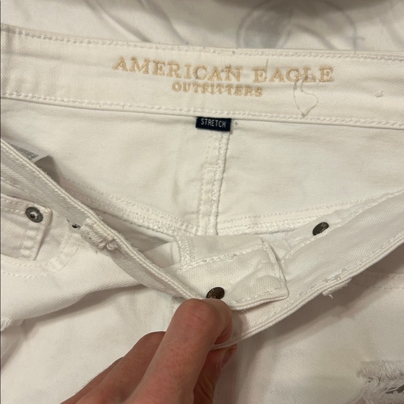 American Eagle White Denim Skirt - Picture 2 of 3